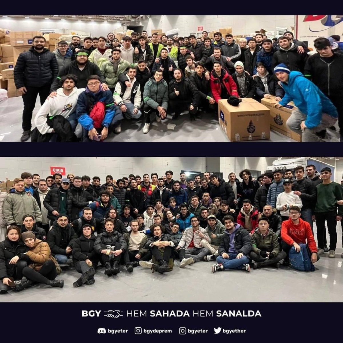 Tam bir sene önce bugün.. Tüm Türkiye gibi BGY'nin de İstanbul, Adana, Hatay gibi şehirlerinde yaşayan yöneticileri ve üyeleri fiziksel yardım için seferber olmuştu. Bu şehirlerde yaşamayıp her enkaz haberinde keşke bir şeyler yapabilseydim diyenler için gurur verici bir sanal