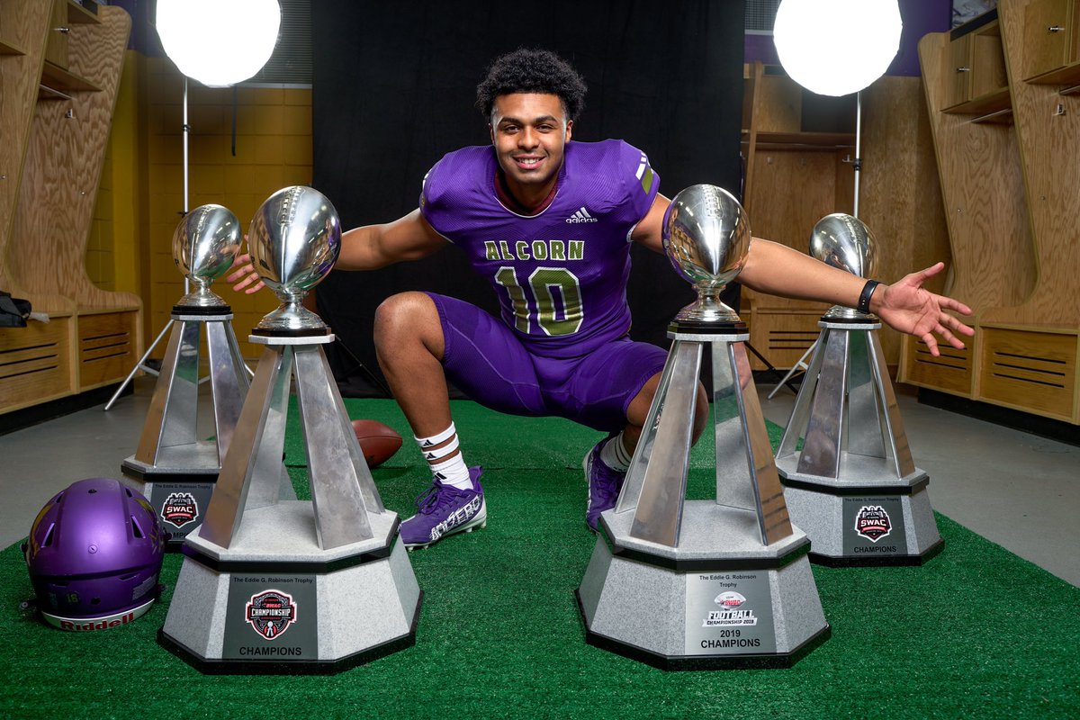 Thank you Alcorn for having me this past weekend!!!  #FearTheBrave🟣🟡