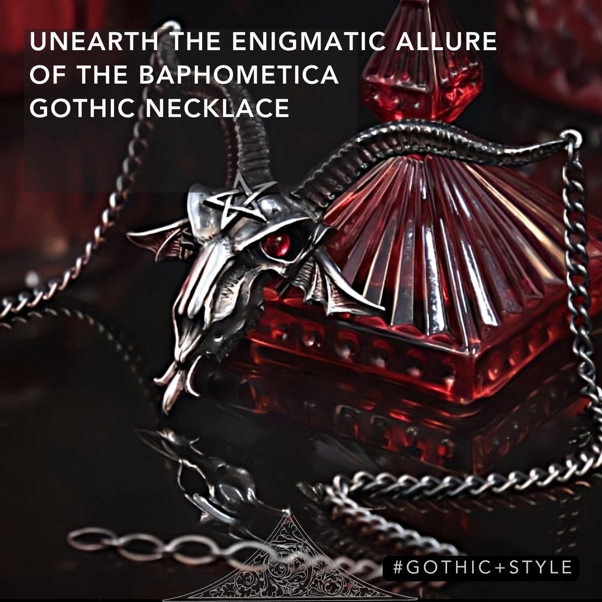 gothicplus's tweet image. Why wear ordinary jewelry when you can be unique?

Check out the Baphometica Gothic Necklace at gothicplus.com/baphomet-gothi…

#gothicplus #gothicjewelry #occultjewelry