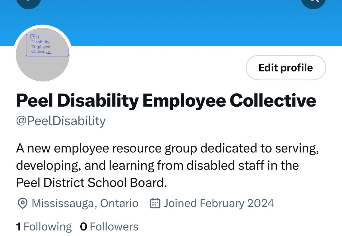 Anyways…we are starting a thing… An employee resource group for all staff in PDSB who identify as disabled. PDSB friends, please watch Peel News here for meeting info for the end of Feb. You’ll be learning with me, so your patience is appreciated.
