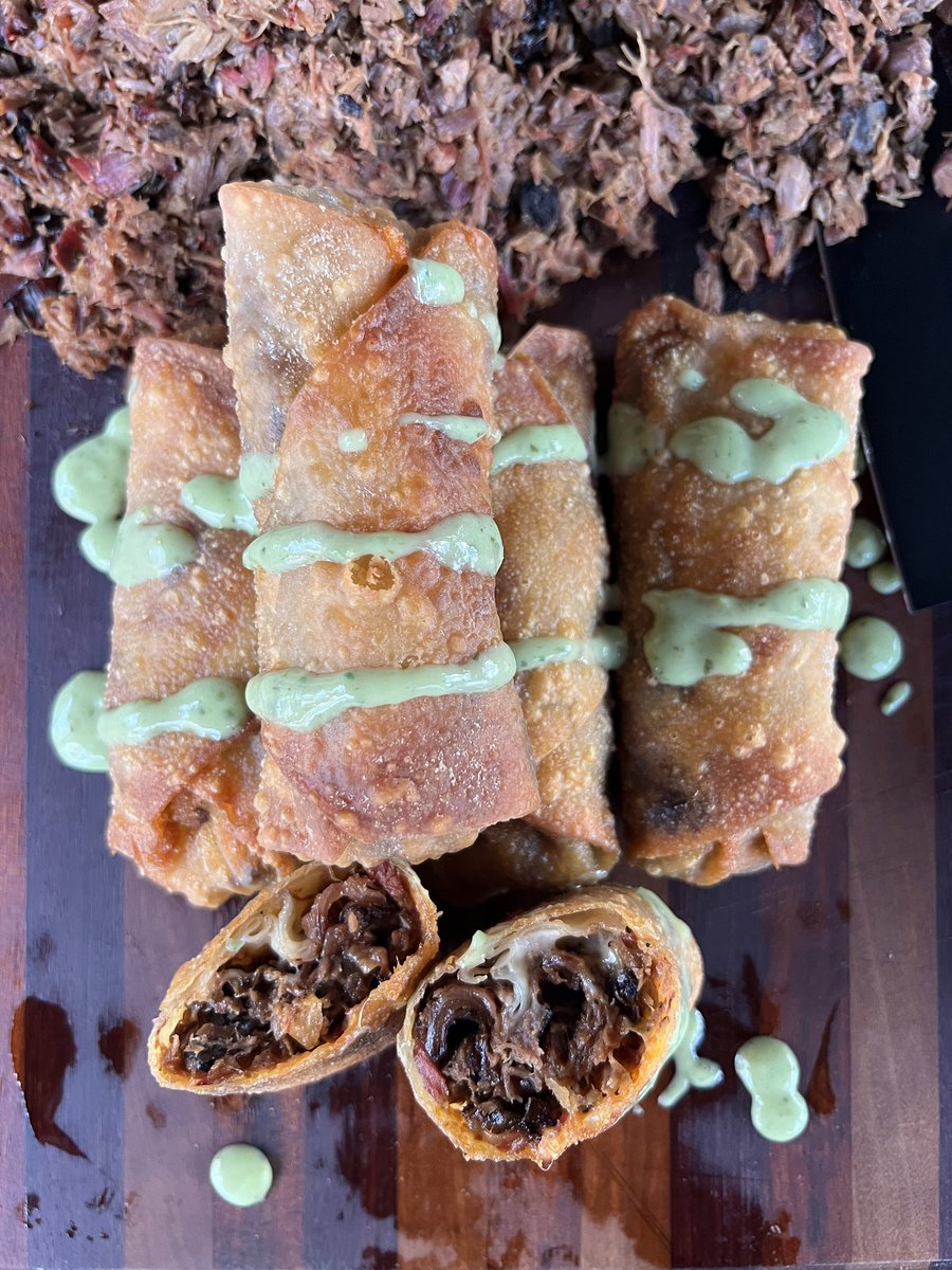 BBQ Egg Rolls is a must for your Super Bowl menu. #SuperBowl #TraegerGameDay instagram.com/reel/C290ynUuR…