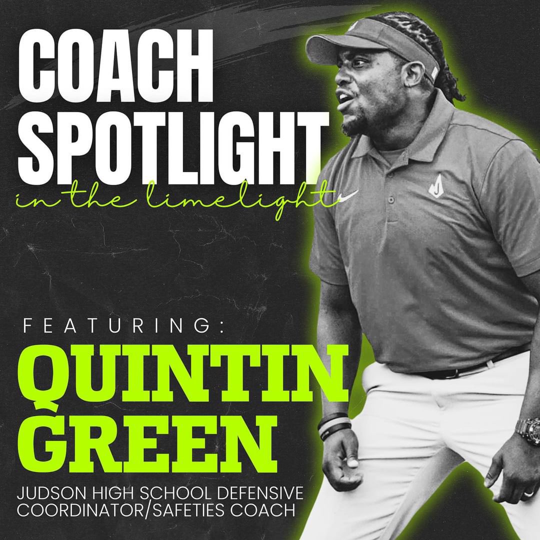 CoachQ_Green's tweet photo. Thank you @wherecoachesco for reaching out. We are on a mission to change lives and build character through coaching!! #TexasFootball  @THSCAcoaches @JISD_ATHLETICS @JudsonFootball https://t.co/1lr40852B4