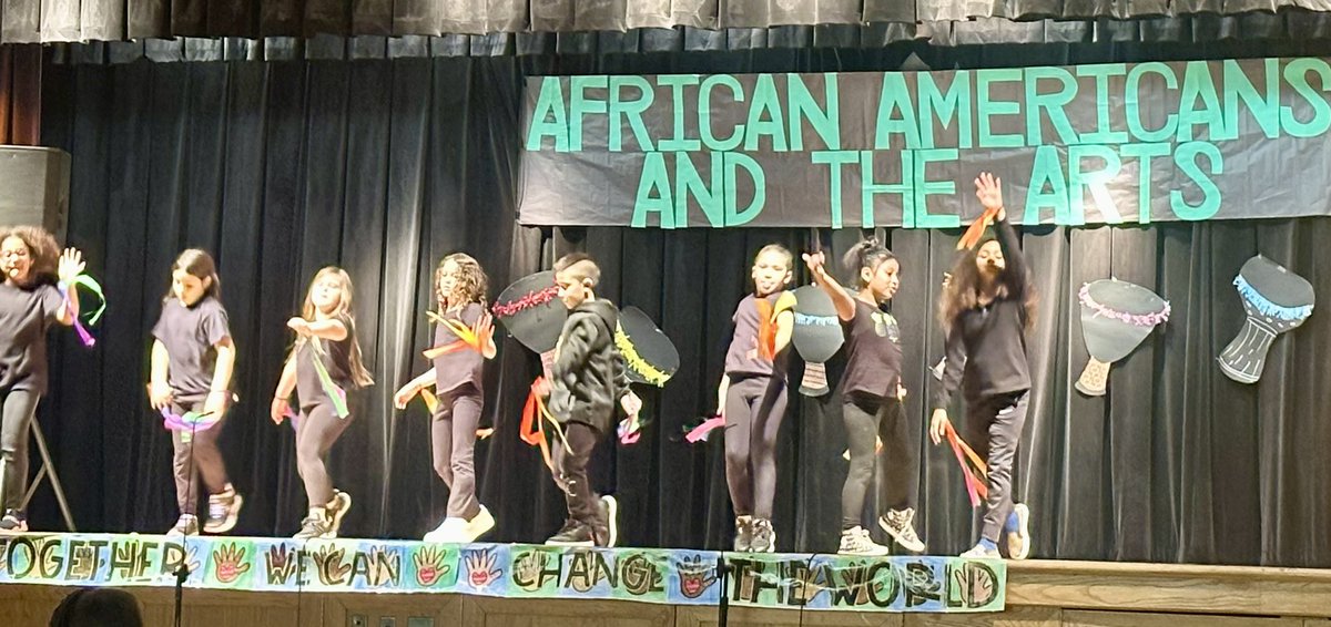Great performances by all during the Black History Month assembly!