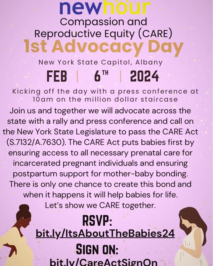 Tomorrow February 6, 2024 is the 1st Advocacy Day in Albany for the C.A. R. E. Act. (Compassion And Reproductive Equity) #careact #advocacyday #newbill