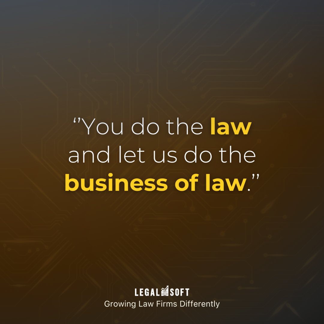 ceo_hamid's tweet photo. I've always believed in the power of specialization. Let's focus on what we do best - you handle the law, and Legal Soft will handle the business side of it.
Ready to learn how we can boost your practice's success? Let's chat!
Link in bio
#LegalSoft #Lawyer #LawFirm #Attorney https://t.co/E9Bt8VgSrK