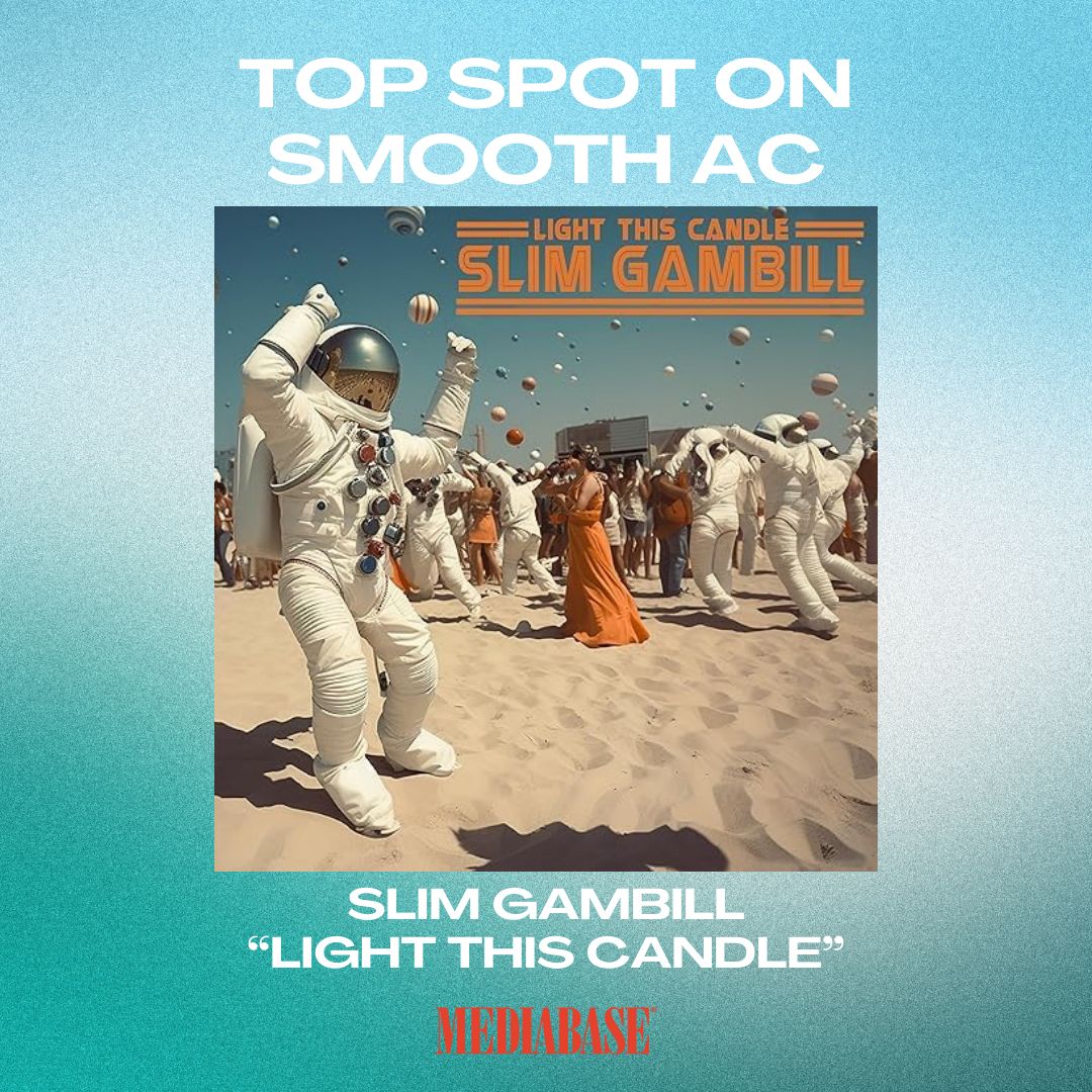 MediabaseCharts's tweet photo. Illuminate the charts with the smooth sounds of success! 'Light This Candle' by Slim Gambill takes the crown as No.1 on the Mediabase Smooth AC Chart. 

Click the link in our bio to listen to all our New No. 1 hits.
#MEDIABASE #SMOOTHAC #RADIO https://t.co/WsbkSwC66m