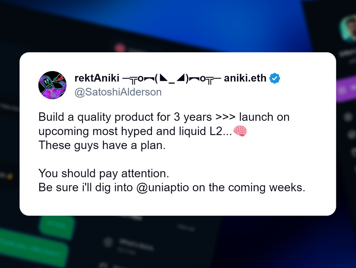 UniToolApp's tweet image. UNIAPT is in touch 👋

Would you like to do something interesting for the project? 
For example, tell us about our project on your Twitter with a mark! And we, in turn, will support you and reward you if you send us your DM-post.

Don't forget to repost

🎁Gold pass + 500 UNI…