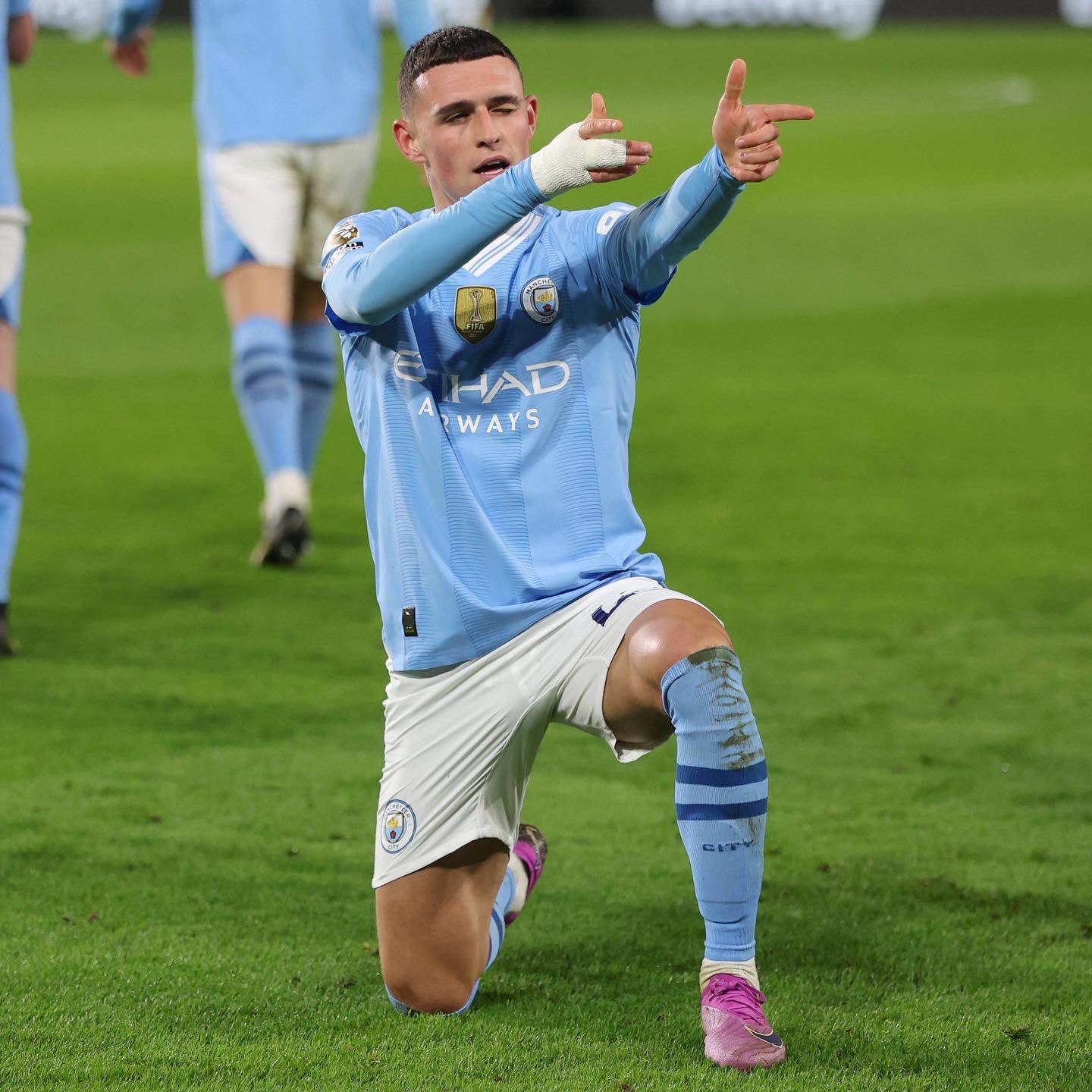 mcfc lads on X: "🗣️ Phil Foden on his celebration: “It's a bit of banter  between me and the lads. They say I shoot a lot in the 5-a-side games.”  https://t.co/6HiLJyqIan" /