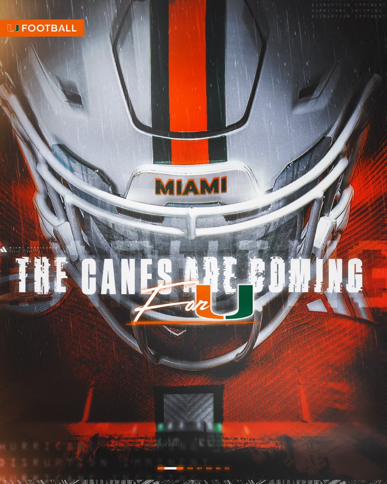 Thanks for the love!! @CanesFootball @coach_cristobal @dtrain2901 @CoachField @mackrizz23 @tjose