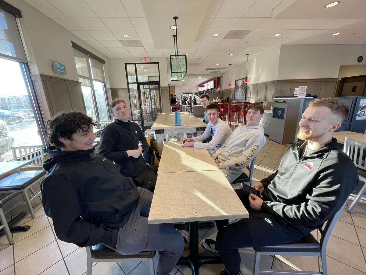 Saturday we had the chance to go to Ripon College to watch Ripon take on Knox College. Special thank you to @CoachBenKnox  for taking some time after the game to talk to us about his experiences rebuilding college programs. Plus the boys always love Chick-fil-A!