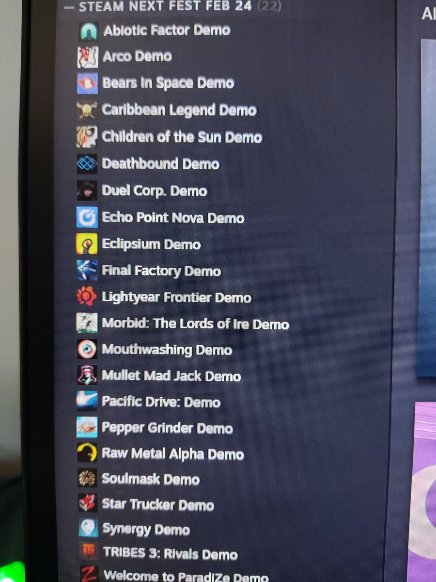 StriderBytes's tweet photo. I'm so ready for #SteamNextFest ! Gonna be checking out as many of these as possible tomorrow over at https://t.co/28eiXHiNgL See you there! https://t.co/pyqDZ4Ut21