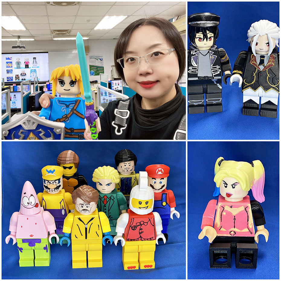 MingshiuanTsai's tweet photo. 2024.01.05、01.12 國立新竹科學園區實驗高級中等學校(雙語部)-3D列印(18-19)--可動積木人設計 組裝及彩繪 課程活動集錦
https://t.co/LvoHtDnCZD
#BambuGlobal #BambuLabA1 #Bambu #BambuLab #multicolor #3Dprinting #toy #brick #3D #lego_figure #tinkercad @tinkercad #link #Legend #Zelda https://t.co/uxxiP70oic