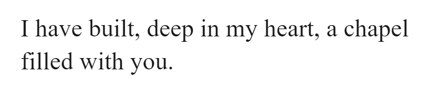 Proust knew how to say "I love you"