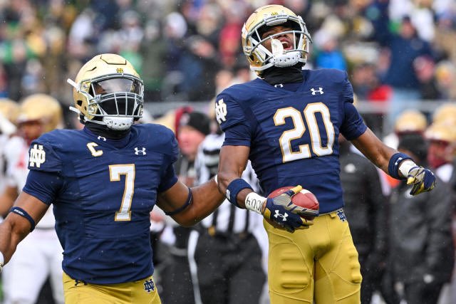 After a great Phone Call with @coachdrebrown and @CoachMickens I am blessed to announce that I have Received an offer from The University of Notre Dame @NDFootball @seancooper_C4 @samspiegs @adamgorney  @SWiltfong247 @MikeRoach247 @TomLoy247 @ParkerThune @CAHS_FOOTBALL17