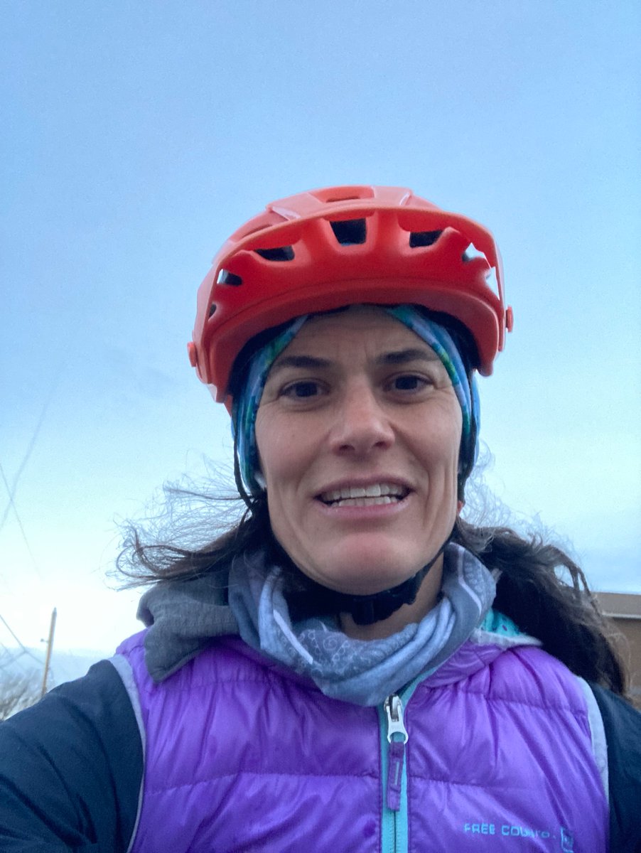 February Mountain bike ride after work!✔️