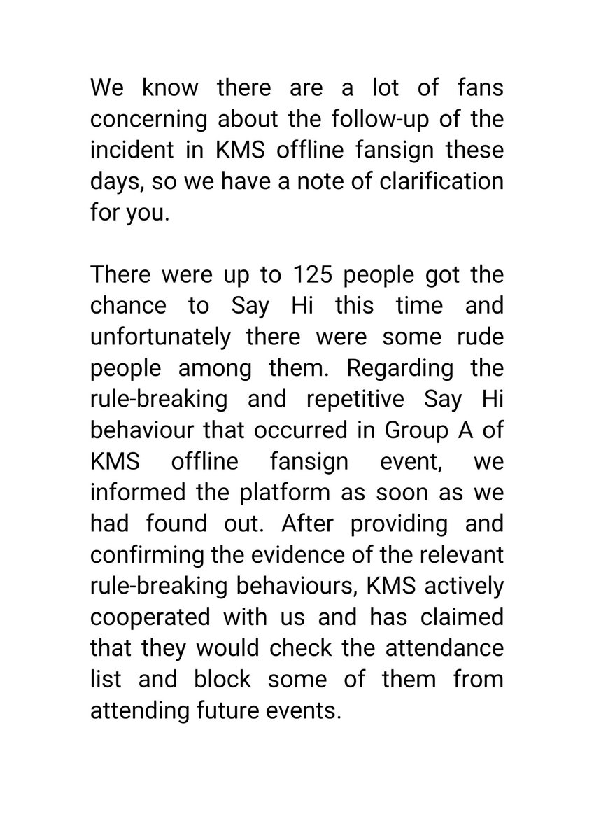 FelixFreckleGem's tweet photo. ⚠️The attached P1-2 is the following up from KMS offline Fansign. 

We call for self-discipline, harmony and self-respect! 

Please join us and protect Felix!

JYPE PROTECT FELIX @stay_support 
#ProtectFelix @jypnation https://t.co/YiInLe993G