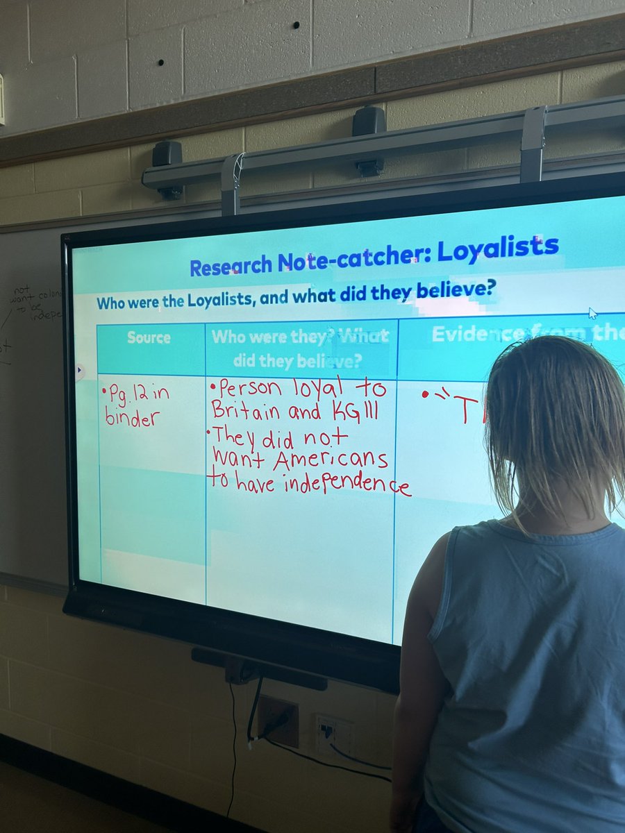 Are you surprised that fourth grades can articulate the difference between loyalists and patriots during the American Revolution, and cite their sources!? I’m not! These kids have been rocking module 3! @Hamilton_LN