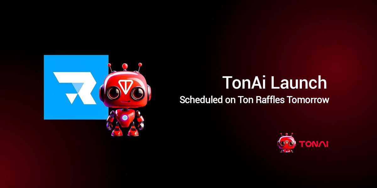IDO/Fundraising begins tomorrow on Ton Raffles. Get ready with your TON folks. 6th Feb, 10AM UTC tonraffles.app/jetton/fairlau… #TON #TonAi