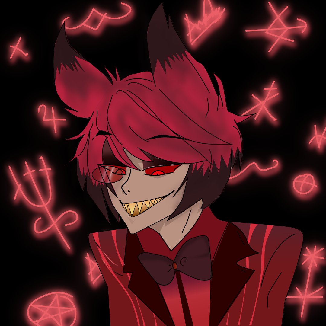 Daniela67375578's tweet photo. #hazbinhotel #alastor #demonio #radio #fanart #ilustracion #infierno #conjuros #formal #fyp #venado #sonriente https://t.co/3BkewI30Zt