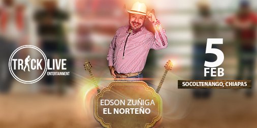 TrackLiveEnt's tweet photo. Una noche de comedia no podía faltar en #Socoltenango #Chiapas 
Rie a carcajadas 🤣😝😂 con el Show de #ElNorteño #EdsonZuñiga 🤠

¡Te esperamos 😉!

#trackliveentertainment #EquipoTLE #trackliveent #Booking #comedia https://t.co/ODf8tsYqwS