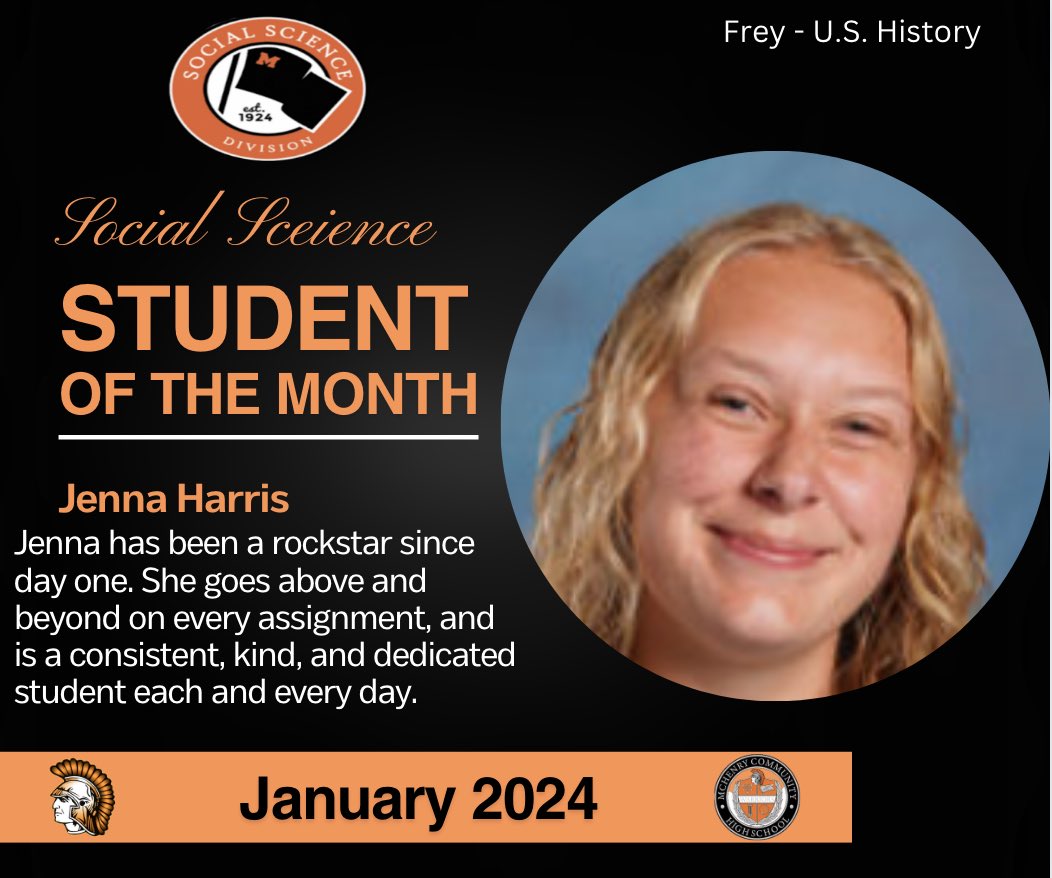 msfrey11's tweet photo. Another month, another incredible student! https://t.co/IEjdW0jYUP