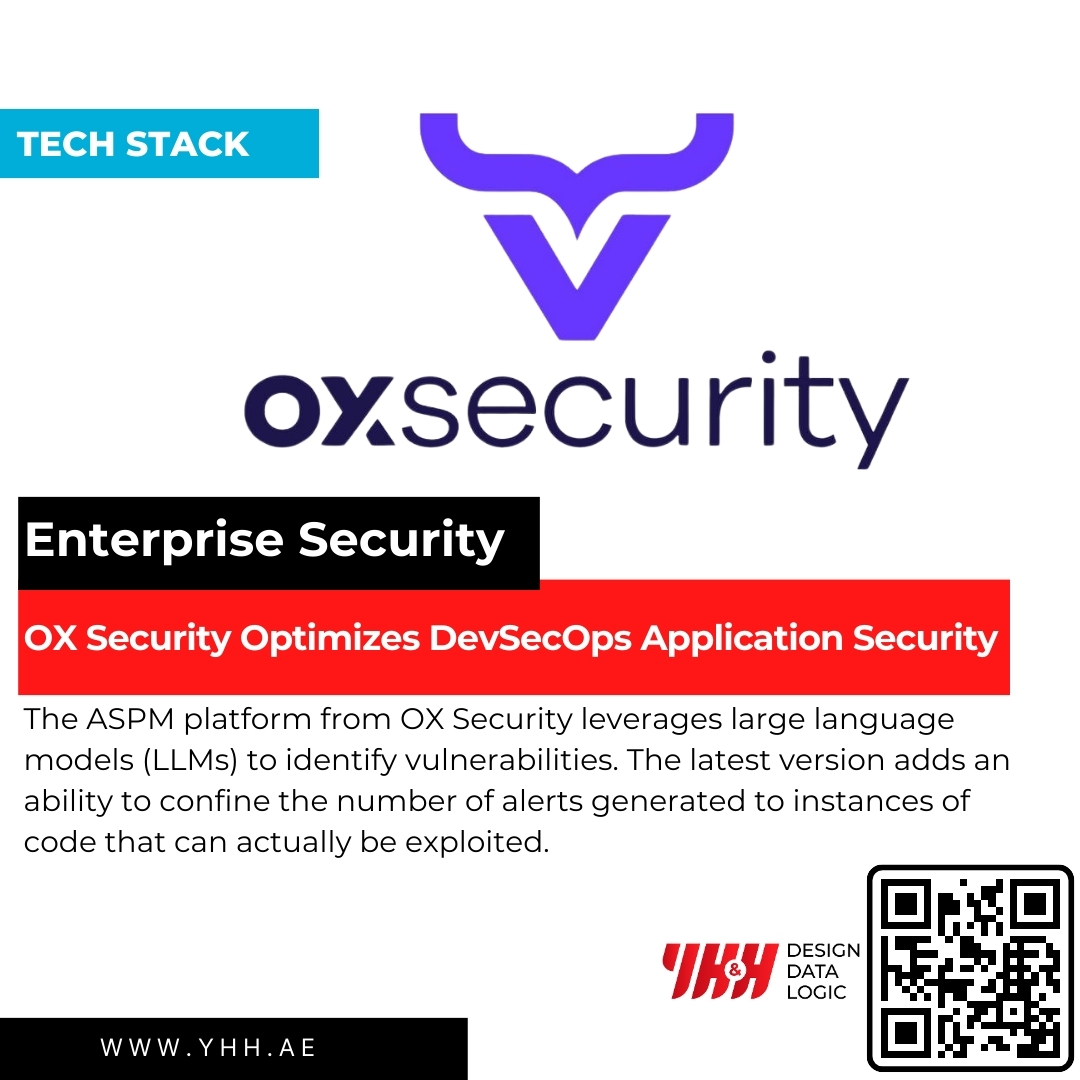 yhh_products's tweet image. OX Security updated its application security posture management (ASPM) platform to enable DevSecOps teams to instantly identify applications running in production environments that are running code that could be potentially exploited. #devops #softwaredevelopers #backenddevs