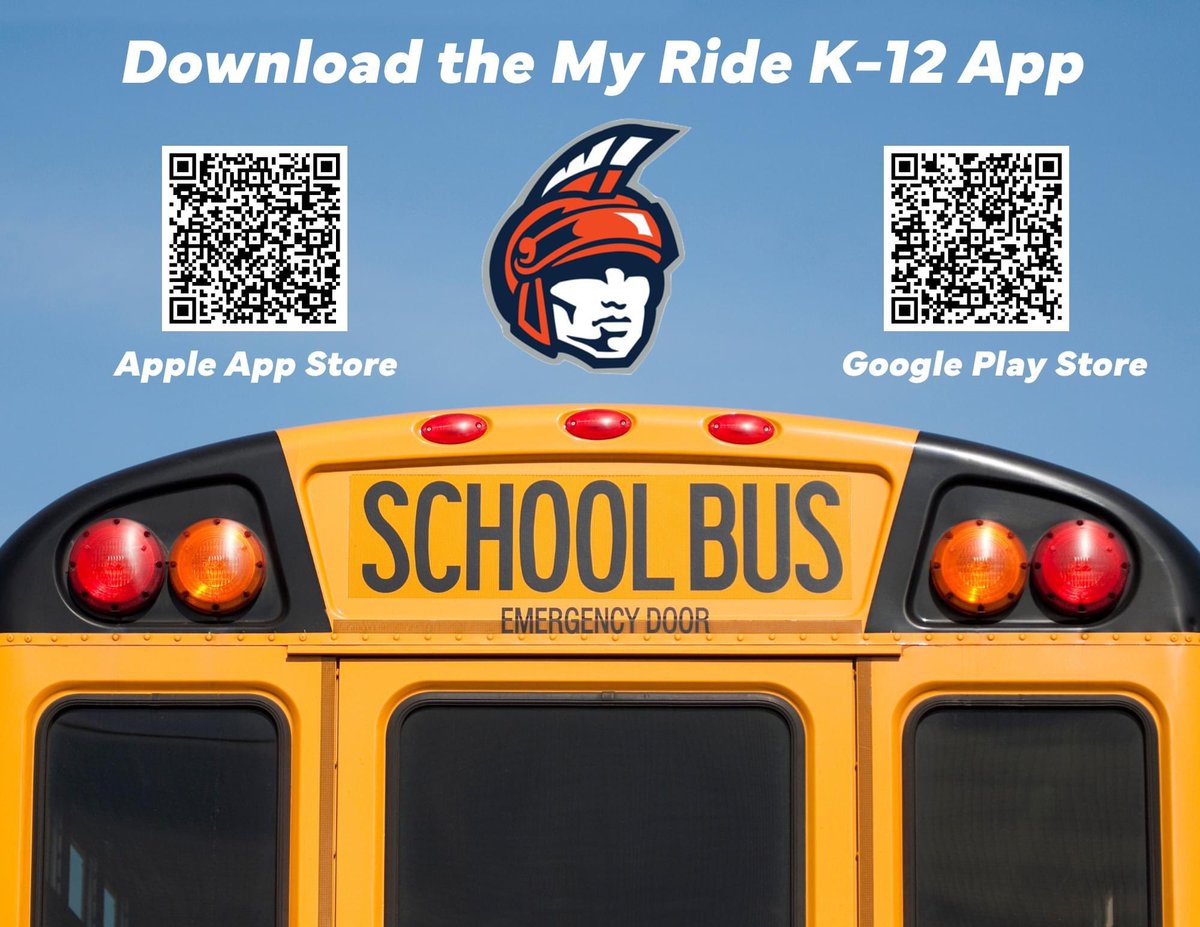 My Ride K-12 App is available for download in the Apple and Android app stores. You will need to download the new app to access updated transportation information for your students.