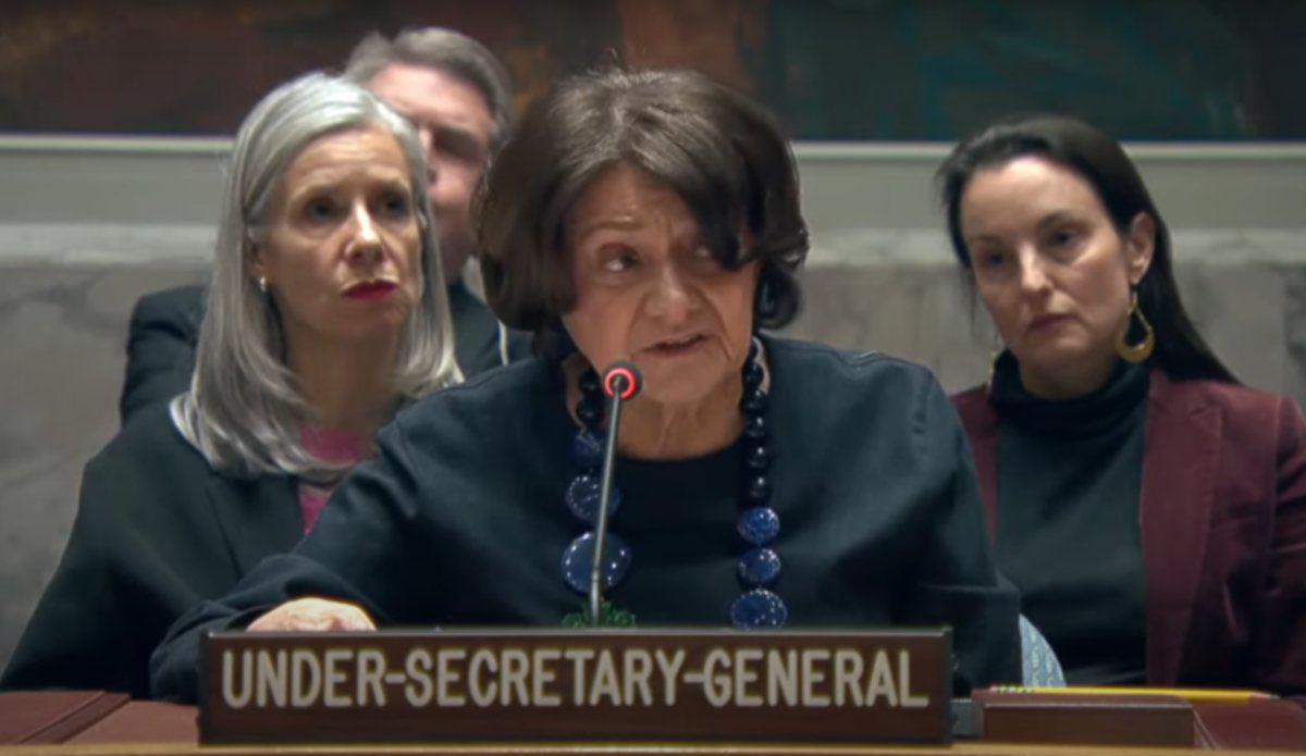 “The Middle East remains highly volatile.” – @UNDPPA chief @DicarloRosemary urges the Security Council to take urgent steps to prevent further escalation and the worsening of tensions in the region. dppa.un.org/en/mtg-sc-9542…