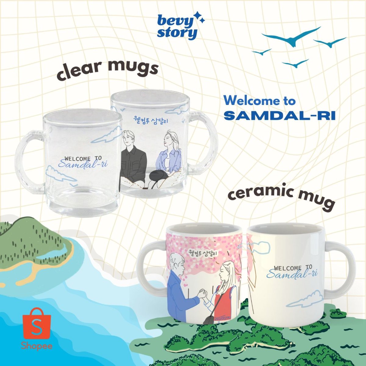 BevyStory's tweet photo. Kdrama merch is back! Let's start with #ShinHaesun and #JiChangWook's #WelcometoSamdalri 🏝️💙
🍊🍊🍊
https://t.co/uSGXGtA5Dv
#personalizedmerch #clearmug #kdrama #coffeemug #kpopmerchph https://t.co/hhatmxpJCI
