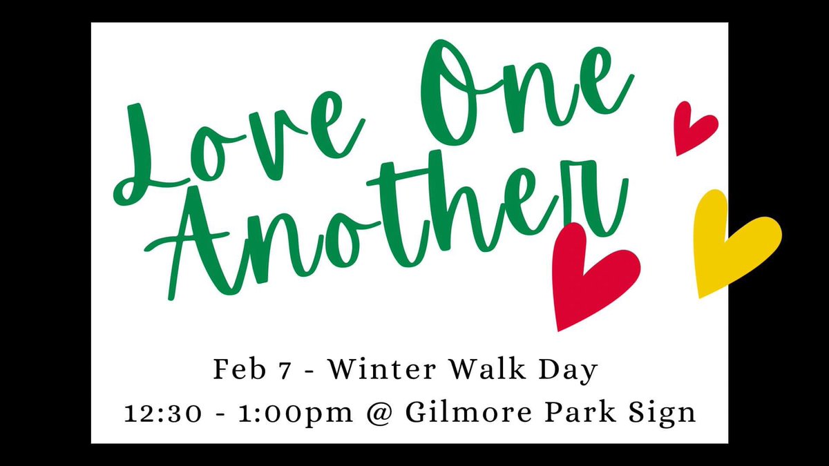 GilmoreParkShPk's tweet photo. Join neighbours for a stroll around Glen Allan on Winter Walk Day February 7 from 12:30-1:00pm. Meet at the Gilmore Park sign! @SHAPE_Alberta #shpk #strathco #winterwalkday2024 #monthofkindness #lunchbreak https://t.co/XMCOifSJcu