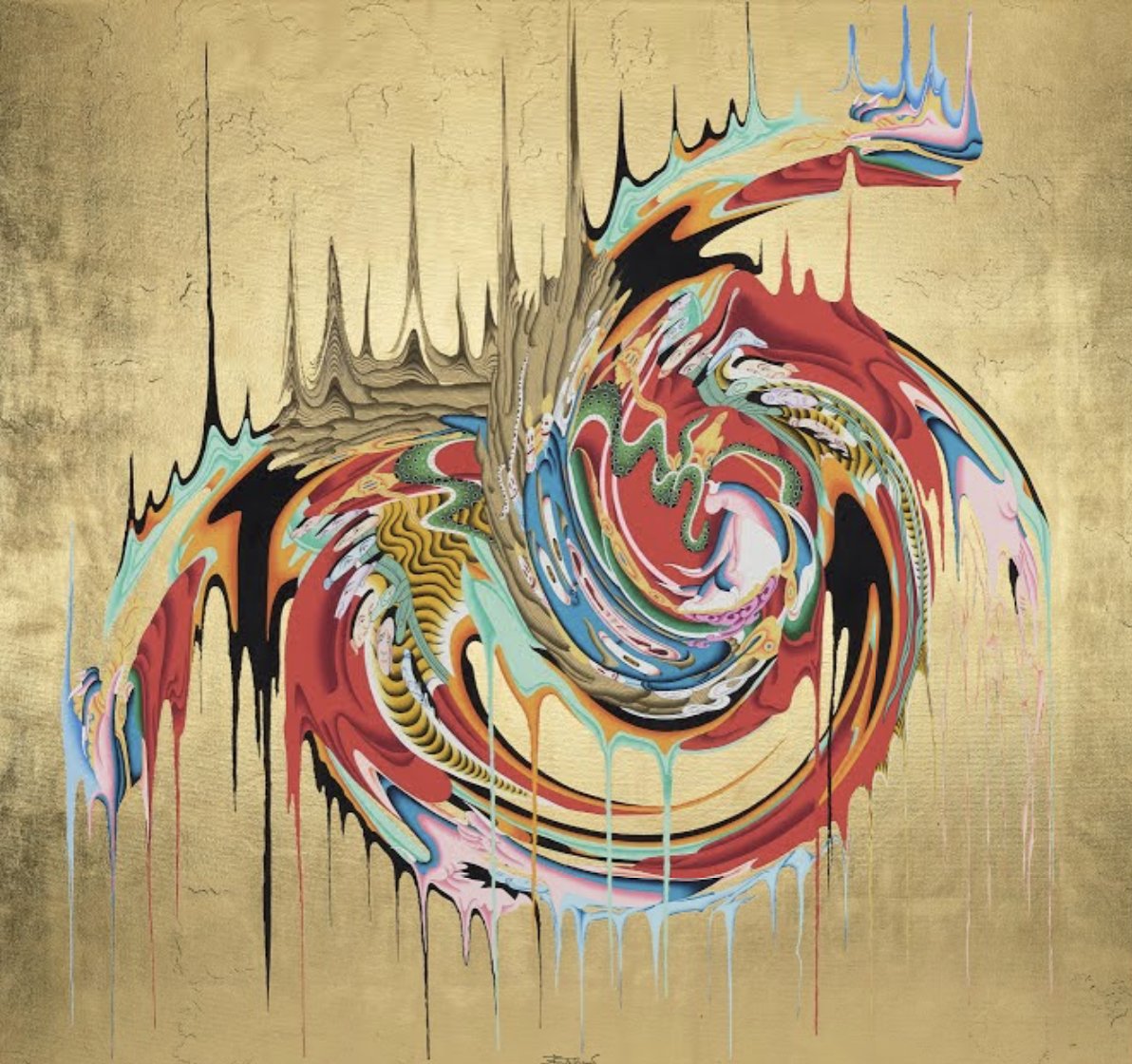 buddhaland_io's tweet photo. Nepalese artist Tserin Sherpa used mathematical algorithms to transform an image of Mahakala, a tantric Buddhist deity, into this captivating artwork. Prepare to be led into a meditative state by the power of creativity.  
#Art #CreativeTransformation #WeCanAllBeBuddhas https://t.co/sgohidr3jq