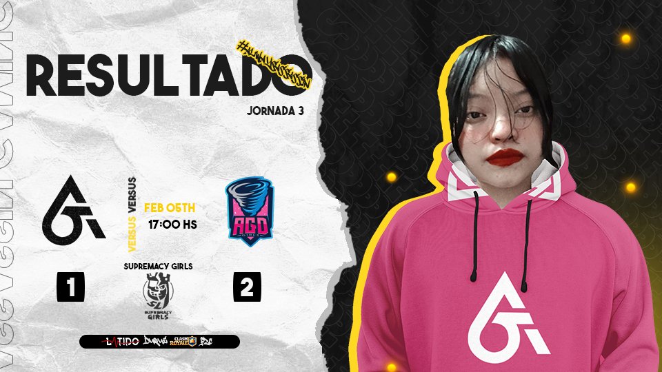 Assassin Gaming (@assasingaminggg) on Twitter photo <a href="/CR_Supremacy/">Supremacy League</a> <a href="/AGD_eSports/">𝘈𝘎𝘋 𝘦𝘚𝘱𝘰𝘳𝘵𝘴 🌪️</a> <a href="/Duque_CR1/">Duque</a> <a href="/latidoshop/">Latido</a> #Resultados 𝐱 Ninjas
Después de unas buenas partidas y una barrida de parte de <a href="/Marisolunu/">Mar ♡</a> en el KOTH, no pudimos cerrar el partido.
🏆 • <a href="/CR_Supremacy/">Supremacy League</a>
📌 • Fase de Grupos
🆚 • <a href="/AGD_eSports/">𝘈𝘎𝘋 𝘦𝘚𝘱𝘰𝘳𝘵𝘴 🌪️</a>
🎮 • 1-2 ❌
¡Volveremos con contundencia! 🔥
#AlwaysAssassin 🥷 <a href="/CR_Supremacy/">Supremacy League</a> <a href="/AGD_eSports/">𝘈𝘎𝘋 𝘦𝘚𝘱𝘰𝘳𝘵𝘴 🌪️</a> <a href="/Duque_CR1/">Duque</a> <a href="/latidoshop/">Latido</a> #Resultados 𝐱 Ninjas
Después de unas buenas partidas y una barrida de parte de <a href="/Marisolunu/">Mar ♡</a> en el KOTH, no pudimos cerrar el partido.
🏆 • <a href="/CR_Supremacy/">Supremacy League</a>
📌 • Fase de Grupos
🆚 • <a href="/AGD_eSports/">𝘈𝘎𝘋 𝘦𝘚𝘱𝘰𝘳𝘵𝘴 🌪️</a>
🎮 • 1-2 ❌
¡Volveremos con contundencia! 🔥
#AlwaysAssassin 🥷