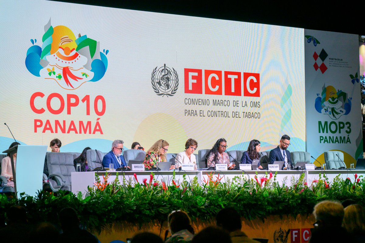 2) Plenary day one: Consensus was reached on including Article 18 in the COP 10 agenda🤝 🚭

📲Check out our daily bulletin for more news! 👉gatc-int.org/bulletins/

#GATCatCOP10 #FCTCSavesLives #TobaccoControl #COP10FCTC