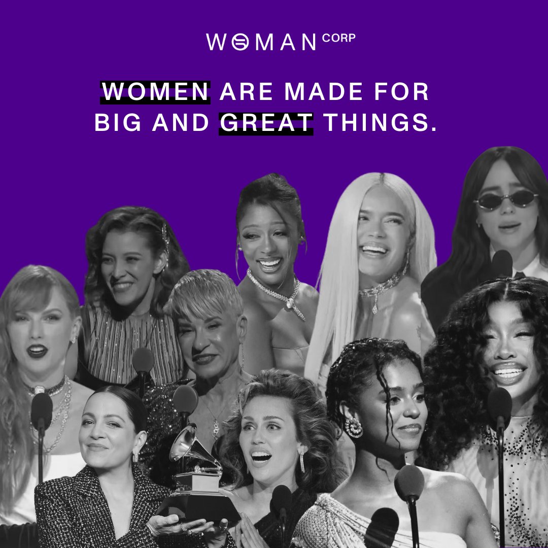 womancorp's tweet photo. Women dominated at the Grammys. Congratulations to all the women who made history on on music's biggest night. #Grammys https://t.co/waoeOPEJeu