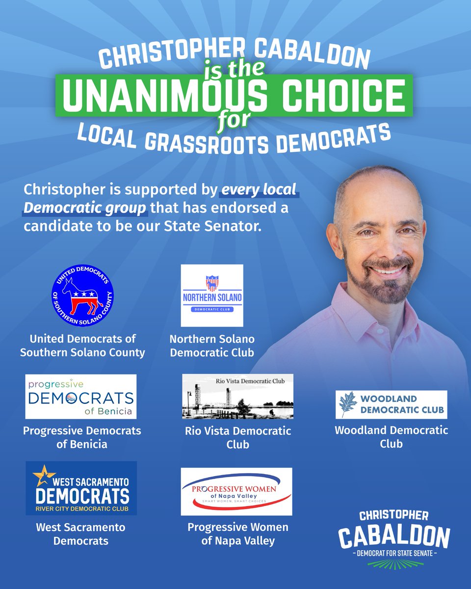 Our campaign is the unanimous choice of local grassroots Democratic clubs that have endorsed in this race.

SHARE this post with your network and be part of our coalition of activists fighting to turn values into results in the state legislature.