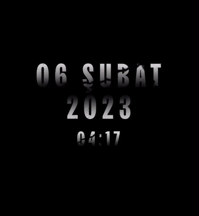 6 Şubat 2023 tarihinde meydana gelen depremlerde hayatını kaybeden vatandaşlarımızı rahmetle anıyor; geride kalanlara sabır diliyoruz.

Depremden etkilenen tüm vatandaşlarımıza bir kez daha geçmiş olsun dileklerimizi iletiyoruz.

#6subat