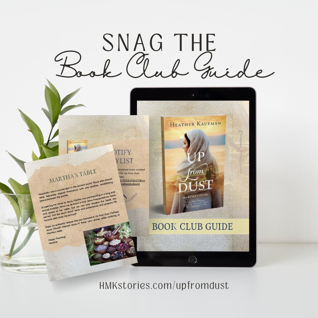 Up from Dust would be a fantastic book club pick! You can download a free guide full of goodies, including a letter from the author, Spotify playlist, authentic recipes, and more! Check it out at HMKstories.com/upfromdust

#upfromdust #womenoftheway #heatherkaufman #bhpfiction