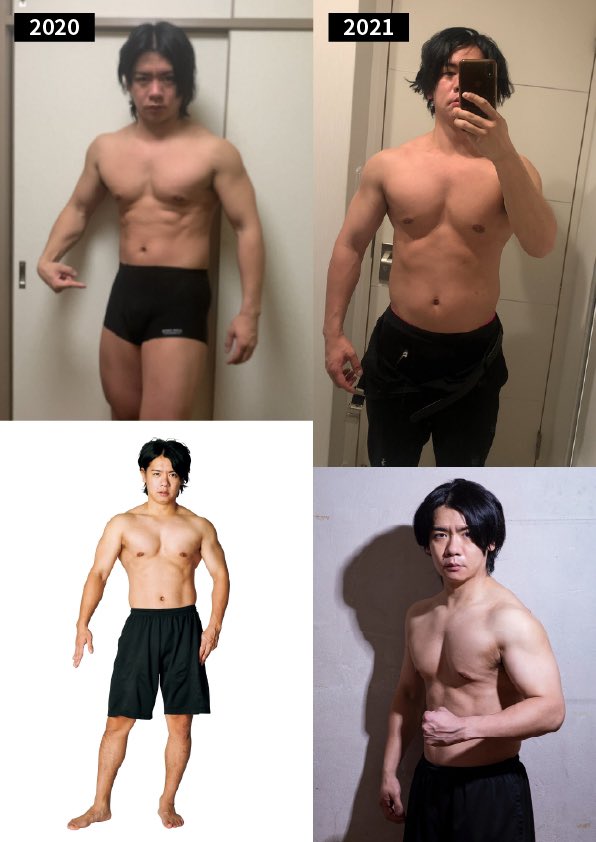 Yasagure_tokyo's tweet photo. リサーチ不足でごめんなさい。
2020年のR-1優勝とM-1優勝辺りから忙しくなってマッチョが弱まり、2021年7月にクリスタルジムをオープンして、2022年辺りから引き締まったイメージだったけど写真のは弱マッチョ期だったんですね😭

マッチョ見極め力が未熟すぎました。

どちらにせよ野田さんは2013年から本格的に筋トレしてるから、正確には2012年→2014年が筋トレ開始の変化でした。

猛省して野田さんのYouTubeやマッチョに関する記事を徹夜で見たけど、絞る時期と自由な時期を繰り返しすからマッチョにも波があるらしい。絞る時期は徹底的な食事管理とストイックなトレーニング。

脂質はとにかく取らない。
コンビニではチョレギサラダ。

新宿に野田さんをはじめ吉本のタレント達が在籍してるクリスタルジムがあって、そこはパーソナルトレーニングやオンライントレーニングもやってるから、お笑い好きでトレーニングを始めたい人に良さそう。

デブにはセブンイレブンのふんわりココアシフォンがオススメ。