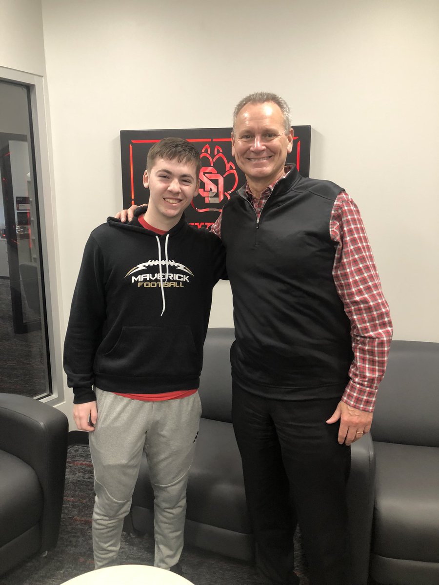 Sam Parks (@samparks11) on Twitter photo Had a great official visit at USD this weekend. Really appreciate the time and effort from the coaches. <a href="/1CoachRosie/">Josh Rosenthal</a> <a href="/Coach_TMorrison/">Tim Morrison</a> <a href="/Coach_Fryar/">Blake Fryar</a> @punt21 <a href="/Coach5fur/">Brent Pfeifer</a> Had a great official visit at USD this weekend. Really appreciate the time and effort from the coaches. <a href="/1CoachRosie/">Josh Rosenthal</a> <a href="/Coach_TMorrison/">Tim Morrison</a> <a href="/Coach_Fryar/">Blake Fryar</a> @punt21 <a href="/Coach5fur/">Brent Pfeifer</a>