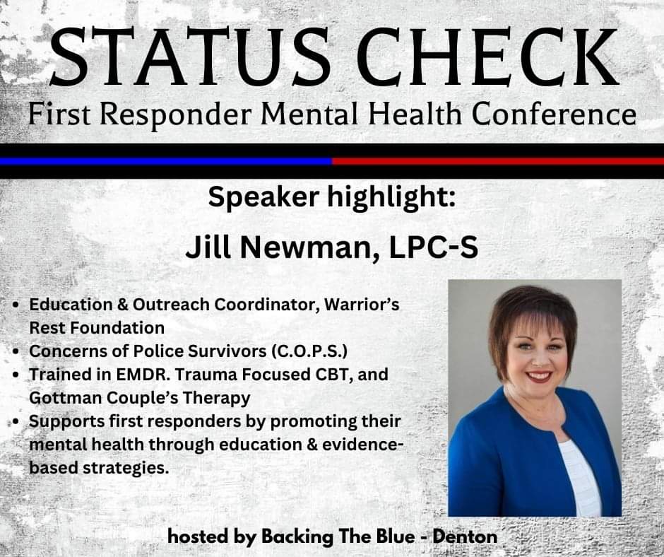 warriors_rest1's tweet photo. We are very proud to have three of our instructors presenting at:
Status Check - First Responder Mental Health Conference from Backing The Blue Denton @btbdenton
Visit their website to register: https://t.co/Gy8pDsBKIg
#firstrespondermentalhealth #statuscheck https://t.co/66FONfGTjZ