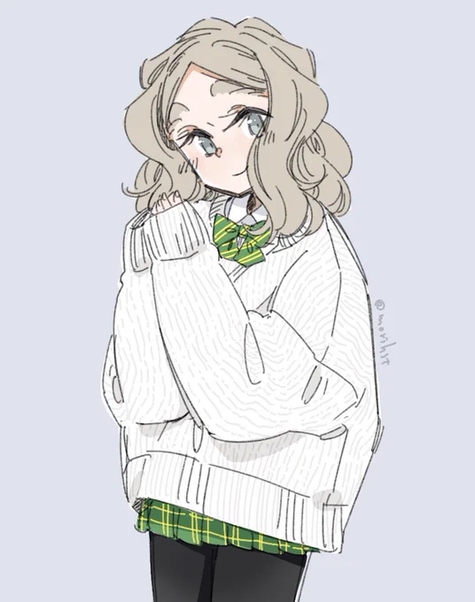 ニットセーターちびっこちゃんでもこもこしたい#ちびっこちゃん朝活 