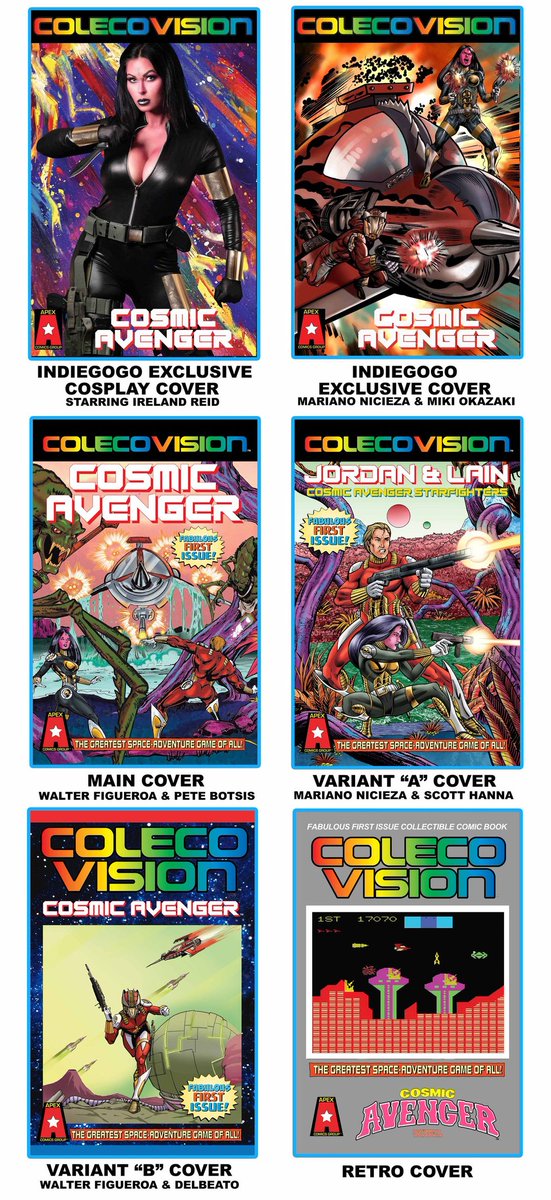 Apex Comics Group (@apexcomicspubs) on Twitter photo Last hours! #colecovision #cosmicavenger #comicbook #cosplay #irelandreidcosplay #scotthanna #walterfigueroa #petebotsis #joedelbeato #marianonicieza Loaded with #indiegogo Exclusives! Available here: igg.me/at/qXth6Q3NCaY <a href="/Irelandreid/">Ireland Reid ⚜️</a> Last hours! #colecovision #cosmicavenger #comicbook #cosplay #irelandreidcosplay #scotthanna #walterfigueroa #petebotsis #joedelbeato #marianonicieza Loaded with #indiegogo Exclusives! Available here: igg.me/at/qXth6Q3NCaY <a href="/Irelandreid/">Ireland Reid ⚜️</a>