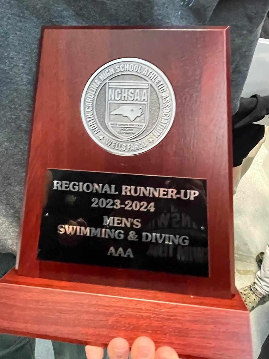 South Brunswick High School boys swimming placed 2nd at Regionals! Nice work Team South!