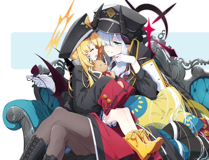 マコトとイブキ#ブルアカ #ブルーアーカイブ 