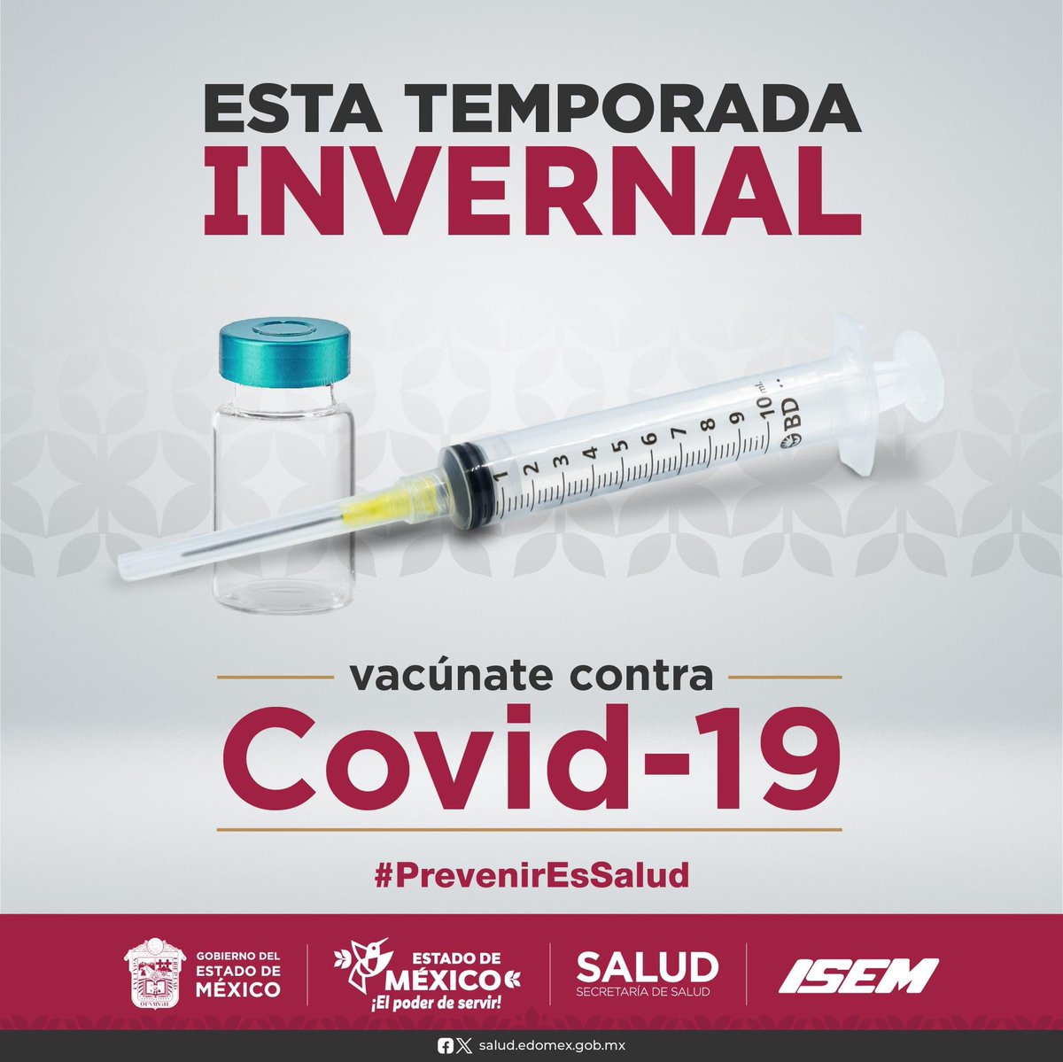 SaludEdomex's tweet photo. En esta #Temporadalnvernal ❄️ cubre tu boca al toser o estornudar y lávate las manos con agua y con jabón 🧼 💦 
Vacúnate contra #Covid19, si perteneces a los grupos más vulnerables
#PrevenirEsSalud
#ElPoderDeServir https://t.co/9yCTfC7ZRM