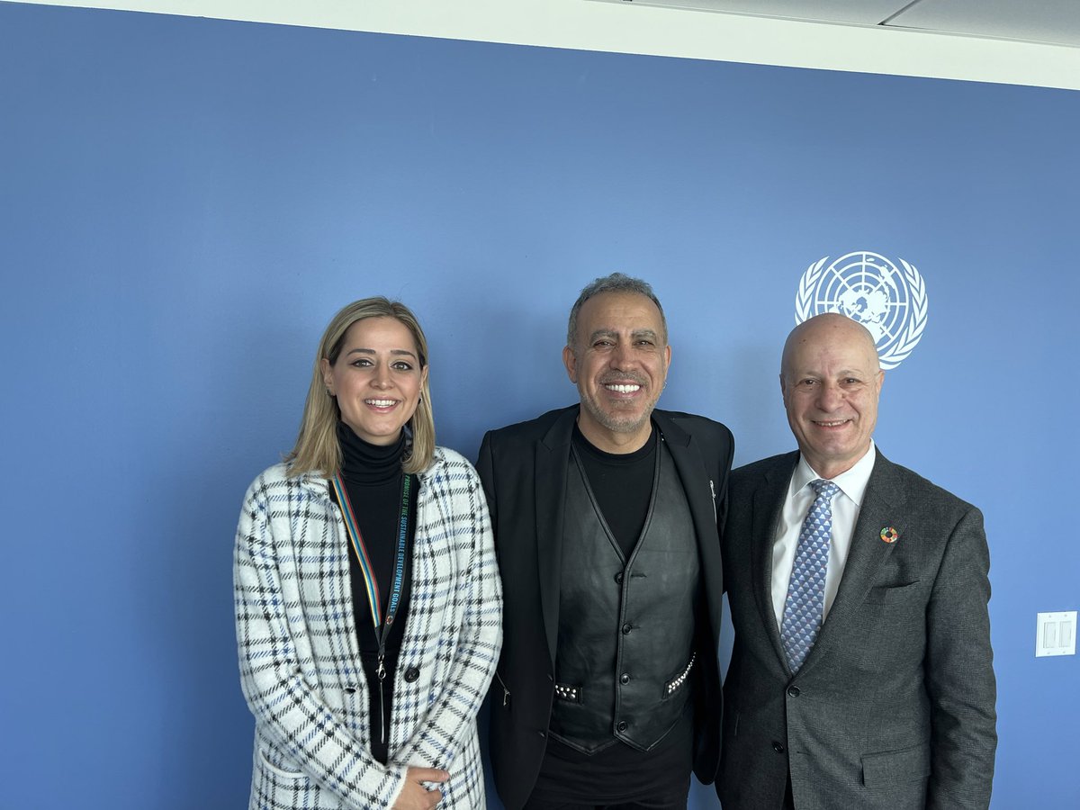 With thanks to @canikligil, @esrasergi and I had the great pleasure to meet @haluklevent at the @UN today and hear about the great work of @ahbap & Haluk’s passion for humanitarian issues and interest in supporting the United Nations work globally.