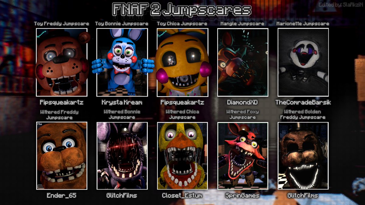 UltMugCollab's tweet photo. Mugshot Sister Collab Roster complete
Part 1: Thank you Section, FNaF 1 Jumpscares, FNaF 2 Jumpscares
#FNAF #fnaffanart #fivenightsatfreddys https://t.co/MHaZ2ZCt3d
