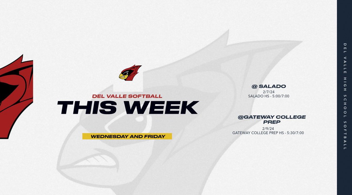 We’re on the road this week‼️🥎

#StayHungry <a href="/dvisd_athletics/">Del Valle ISD Athletics</a> <a href="/DVISD_DVHS/">DelValleHS</a>