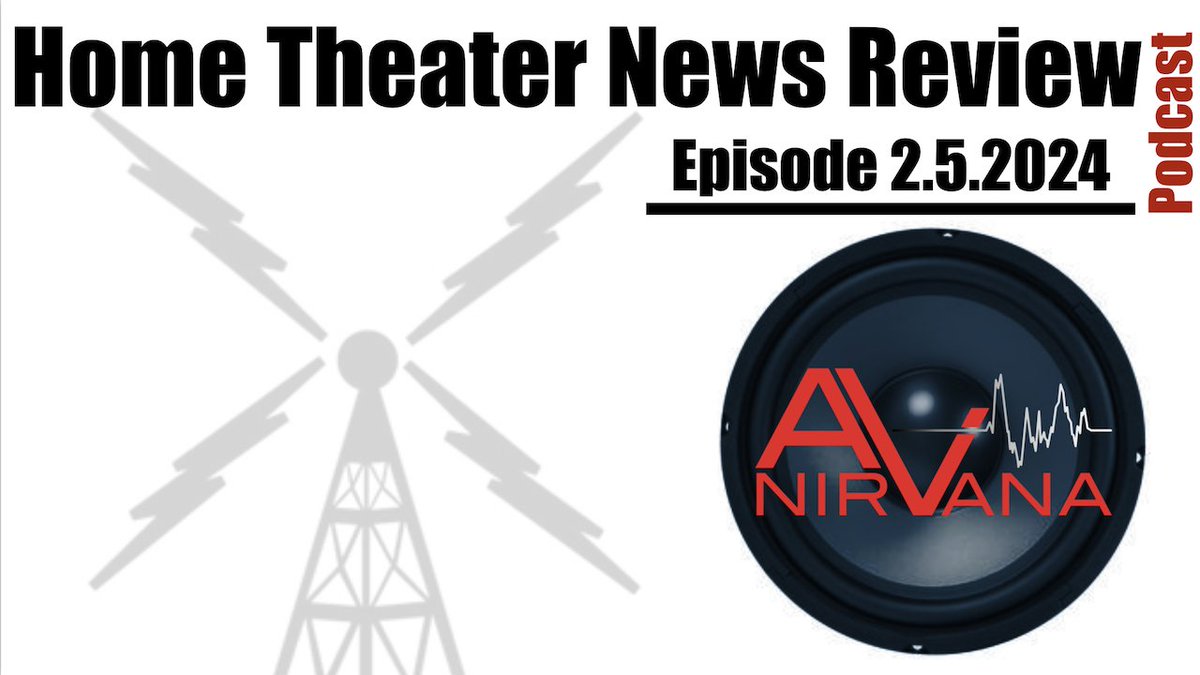 AVWoofer's tweet photo. This week's Home Theater News Review podcast is live...

Listen on:
YouTube: https://t.co/g5kUps1ysQ

Spotify:https://t.co/gCY4PcHsCa

iTunes: https://t.co/LhsEZr3g1R

Manufacturers discussed, include: #madVR #ProAudioTechnology @TrinnovAudio @Barco #HEDTechnologies @PSBSpeakers @lenbrookcanada  @AudioExpo @Auro3D @Onkyo @Onkyo_USA @XGIMITech @kaleidescape @ToscanoComm #hometheater #avnews #avtweeps @BrightSideHT  @AV_NIRVANA #ISE2024 @JBLaudio @TheJBLpro @ArcamUK