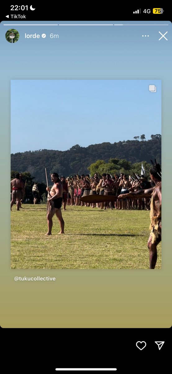 Lorde, via Instagram Stories, sharing some pictures from #WaitangiDay — the anniversary of the signing of the Treaty of Waitang in New Zealand.